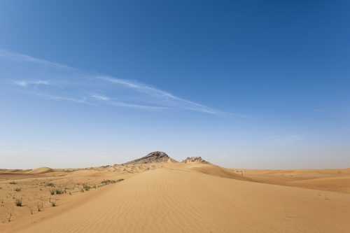 Dunes and Mountains landscape, UAE