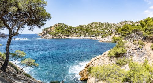 Calanque of Méjean in Ensuès la Redonne, South of France, Europe