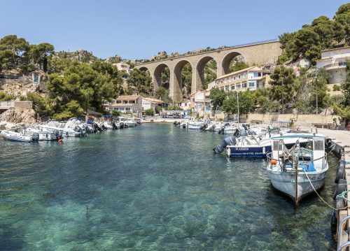 Port of calanque of Méjean, Ensuès La Redonne, France