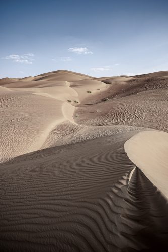 Alkathib, Beautiful dunes of the empty quarter of the Middle East.