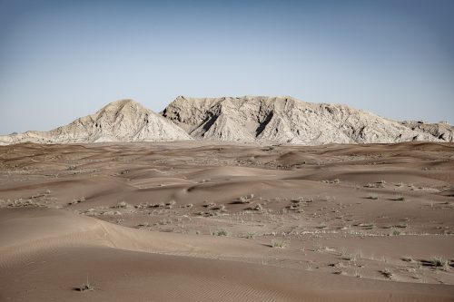 Part of the Hajar Mountains located in Sharjah Emirates