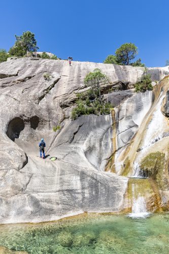 Purcaraccia Canyon in Bavella, Corsica. France