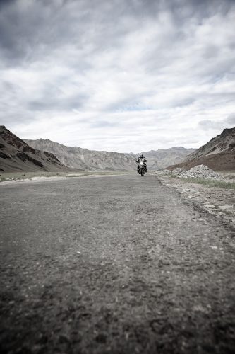 Riding in Himalayas, India