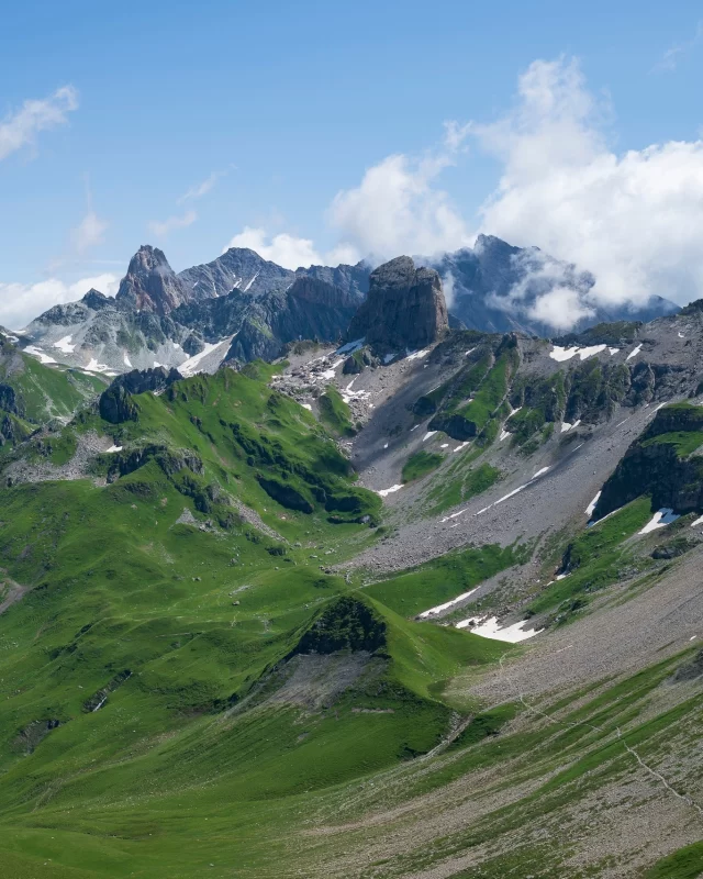 🗻🌤️Feeling on top of the world with this majestic view of the Pierra Menta peak in the Beaufortain Massif range, Beaufort, Savoie, France 🇫🇷

'Take Nothing but Photos, Leave Nothing but Footprints'⁠

#Savoie #beaufortain #France #hautesavoie #alpes #alps #frenchalps #mountains #montagne #lesalpesfr #french_alps #allaboutadventures #mountaineering #mountainlove #stayandwander #outdoorphotography #earthofficial #natureaddict #exploretheworld #roamtheplanet #mountaineering #beaufort #nature #jpeuxpasjaimontagne #mountainsadventure #theescapists #exploreFrance #beautifuldestinations #traveltheworld